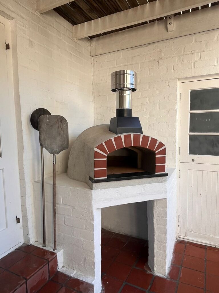Eco Pizza Ovens Mezzano wood-fired pizza oven installation