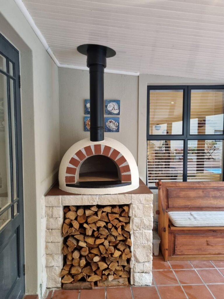 Eco Pizza Ovens Piccola wood-fired pizza oven installation