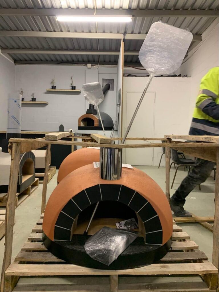 Eco Pizza Ovens Piccola wood-fired pizza oven installation