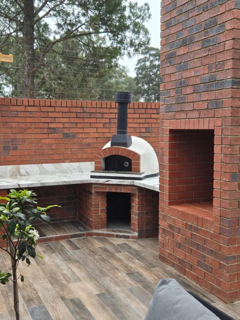 Eco Pizza Ovens Mezzano wood-fired pizza oven installation