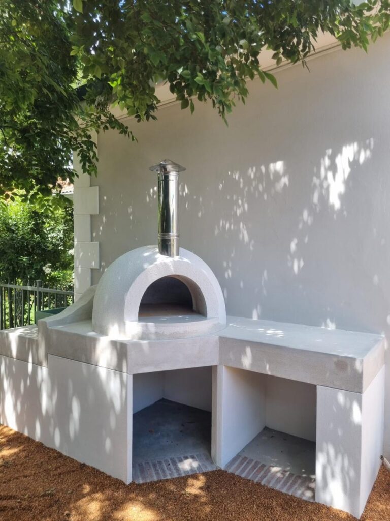 Eco Pizza Ovens Piccola wood-fired pizza oven installation
