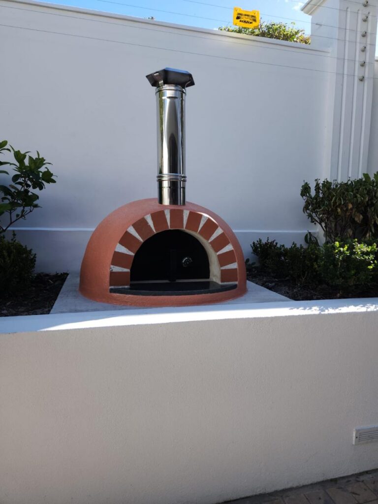 Eco Pizza Ovens Piccola wood-fired pizza oven installation